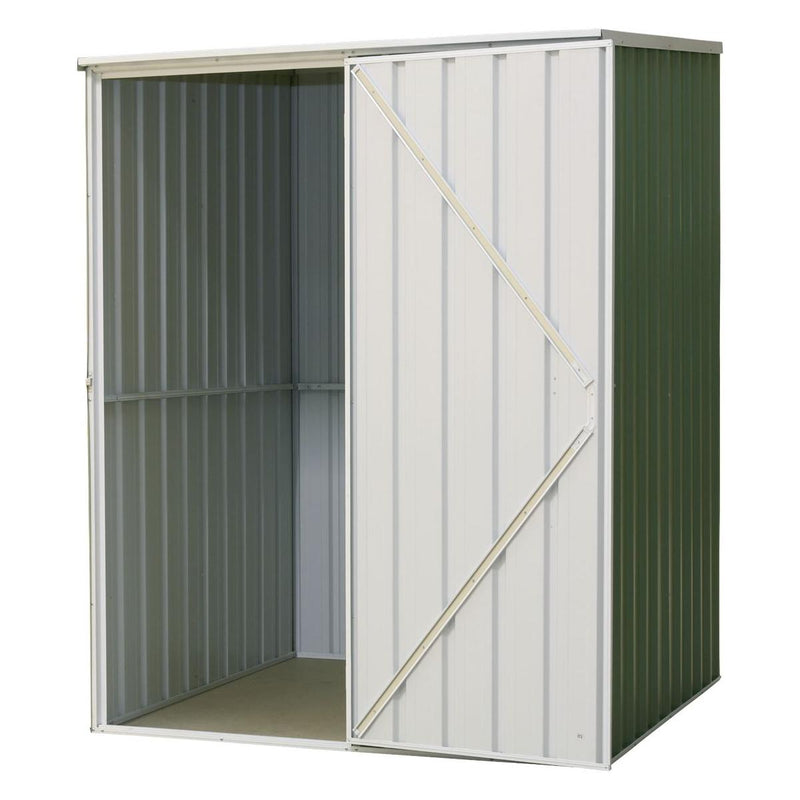 Dellonda Galvanised Steel Metal Garden Shed Green Dellonda - Dynamic Drive