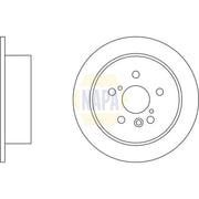 NAPA Rear Brake Solid Discs & Pads fits Lexus Rx 2003-2015