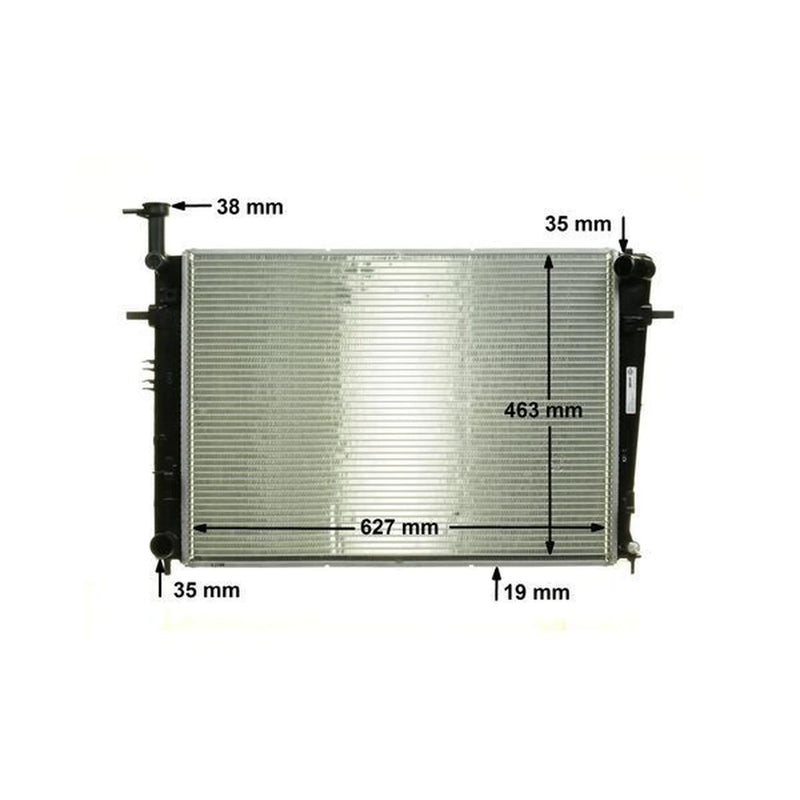 Mahle Engine Radiator fits Hyundai Tucson 2004-2010 2.0