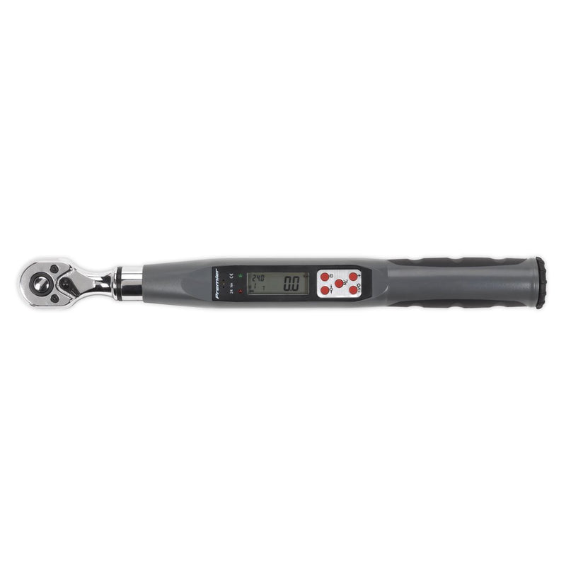 Sealey Torque Wrench Digital 3/8"Sq Drive 2-24Nm(1.48-17.70lb.ft) STW307 Sealey - Dynamic Drive