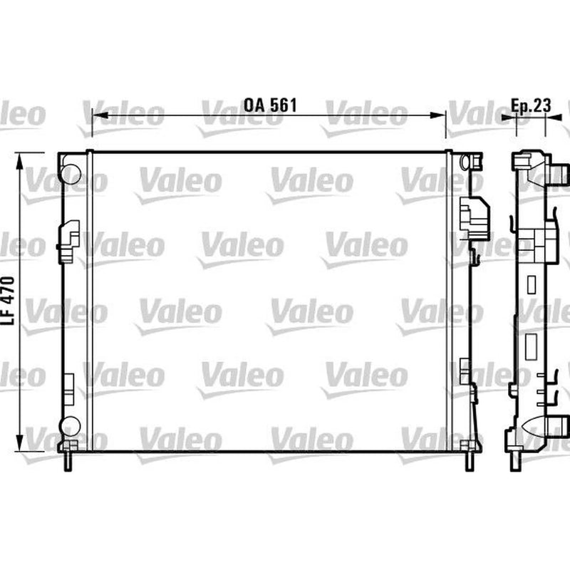 Valeo Engine Radiator 732853