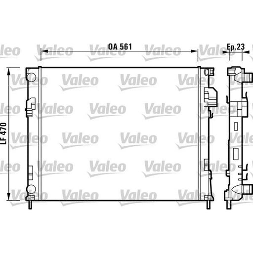 Valeo Engine Radiator 732853