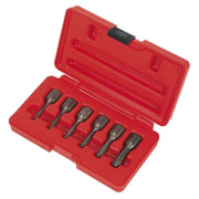 Sealey Screw Extractor Set 6pc 3/8"Sq Drive Sealey  - Dynamic Drive
