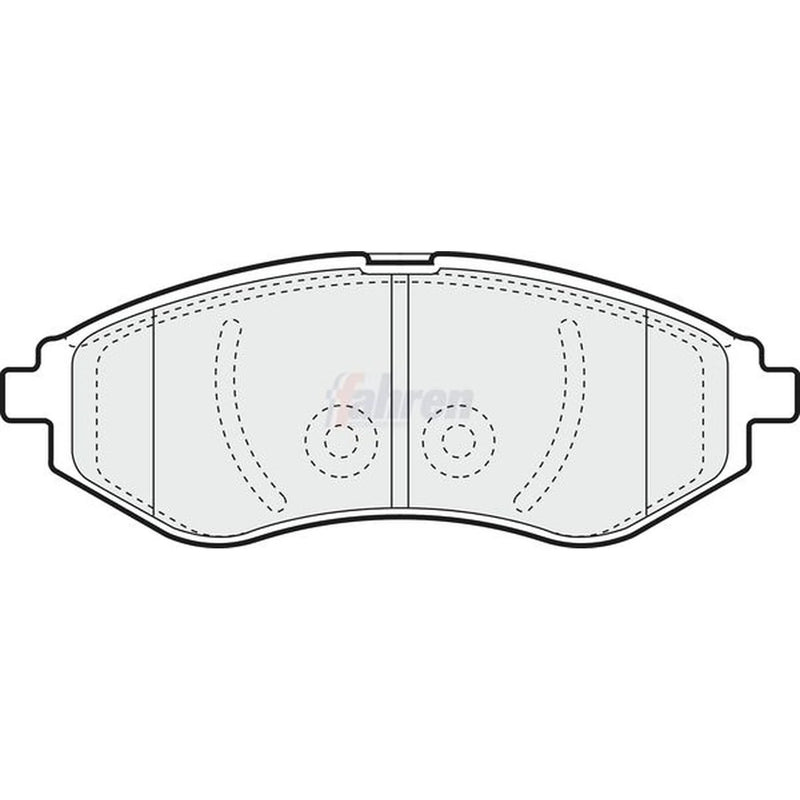 Fahren Front Brake Pad Set FBP3309