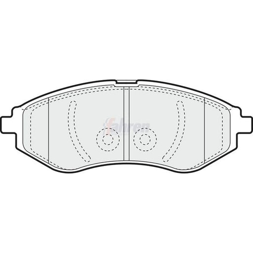 Fahren Front Brake Pad Set FBP3309