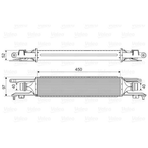 Valeo Intercooler (Charge Air Cooler) 818577