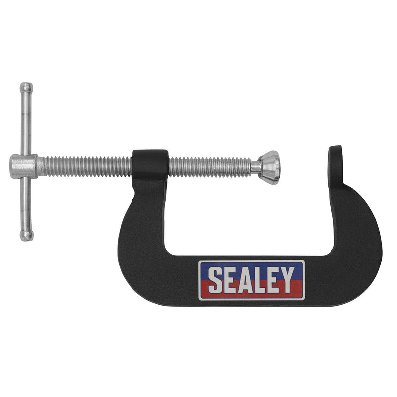 Sealey Junior C-Clamp Set 51mm x 32mm 4pc GCC06 Sealey - Dynamic Drive