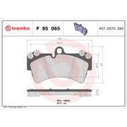 Brembo Front & Rear Pads fits VW Touareg 2002-2018 2.5 3.0 3.2 3.6 4.2 5.0