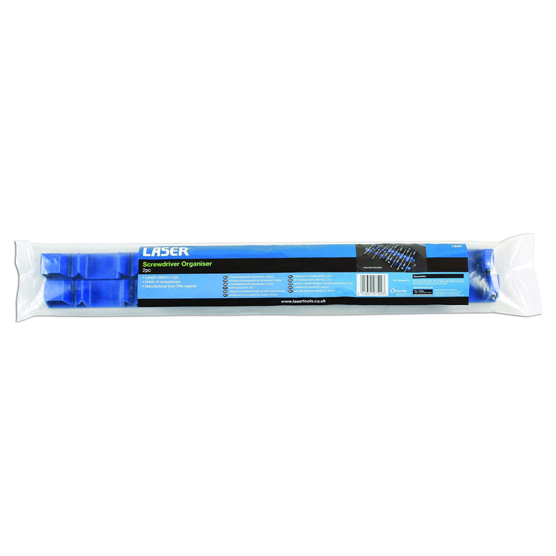 Laser Screwdriver Organiser 2pc 7529 Laser - Dynamic Drive