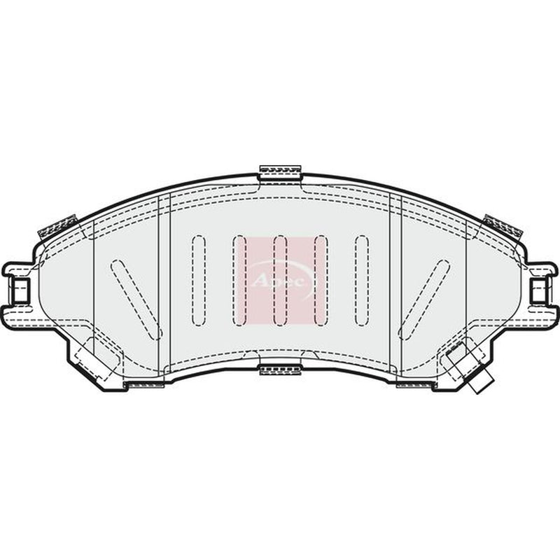 Apec Front Brake Pad Set fits Suzuki S-Cross 2022 on 1.4 1.5