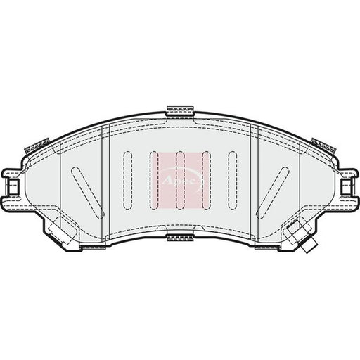 Apec Front Brake Pad Set PAD2026