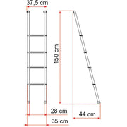 Fiamma Deluxe 4B Bunk Ladder (02426-12-) Fiamma - Dynamic Drive