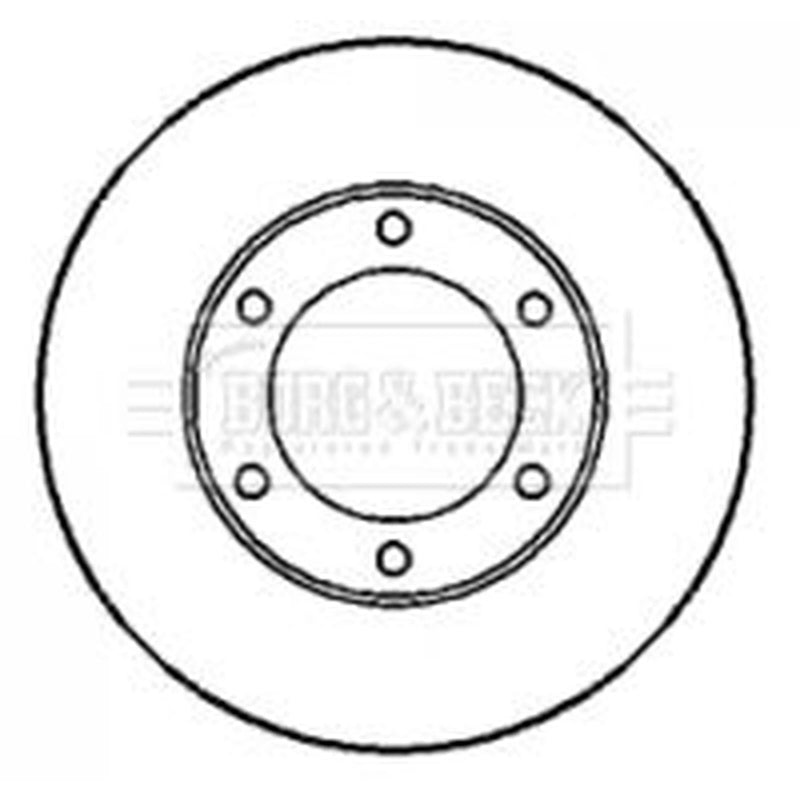Borg & Beck Front Brake Discs & Pads fits Carbodies Fx Fairway 1987-1996 2.7