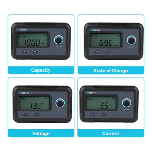 Renogy Monitoring Screen for Smart Lithium Battery Series Dyna-mo Solar - Dynamic Drive