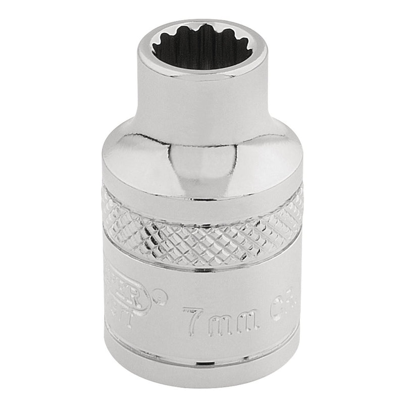 Draper HI-TORQ 12 Point Socket, 3/8" Sq. Dr., 7mm 32767 Draper - Dynamic Drive
