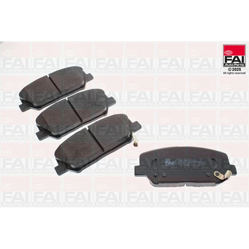 FAI Front Brake Pad Set fits Hyundai Grandeur 2011 on 3.0
