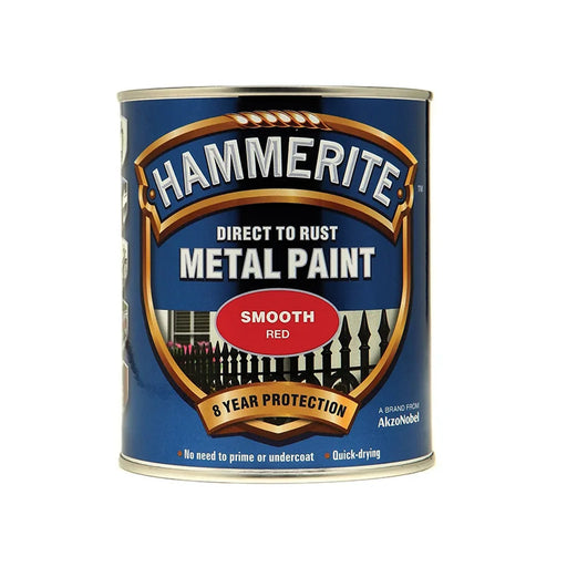 Hammerite Direct To Metal Smooth Paint 750ml Red