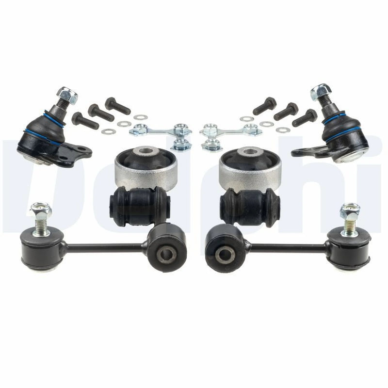 Delphi 8 x Control Arm Repair Kit Front fits Seat Leon 1999-2006 1.4 1.6 1.8 1.9