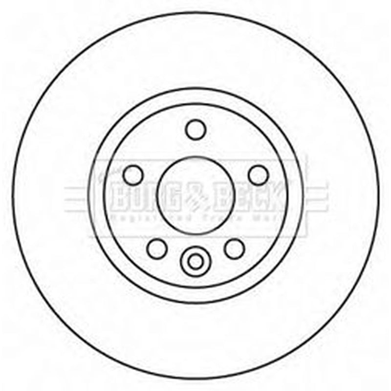 Borg & Beck Front & Rear Brake Discs & Pads fits Land Rover Freelander 2