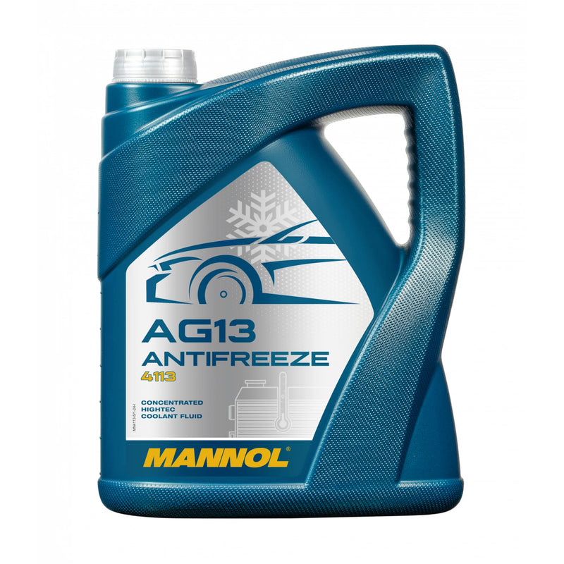 MANNOL AG13 Concentrated GREEN ANTIFREEZE COOLANT 5 L German Hi Spec - MN4113