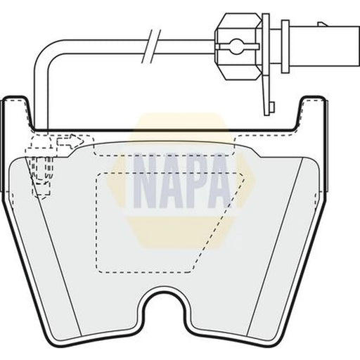 NAPA Front Brake Pad Set NBP2801