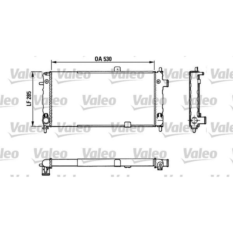 Valeo Engine Radiator 883771