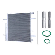 Hella Air Conditioning Condenser fits Mercedes-Benz Atego 2 2004-2014