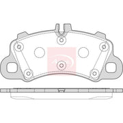 Apec Front Brake Pad Set fits Porsche Cayenne 2017-2023 3.0