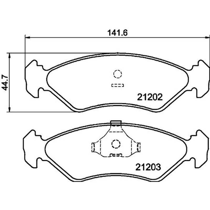 Mintex Front Brake Discs & Pads fits Ford Courier Box Body/Mpv 1996-2003 1.3 1.8