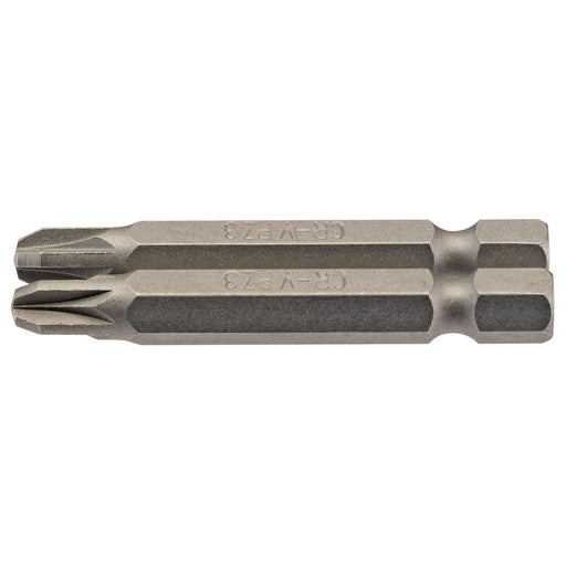 Draper PZ Type Insert Bit, 1/4" Hex, 50mm Long, No.3 (Pack of 2) 64229 Draper - Dynamic Drive