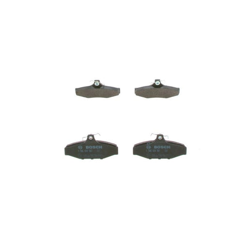 Bosch Front & Rear Pads fits Ssangyong Korando 1996-2006 2.0 2.3 2.9 3.2