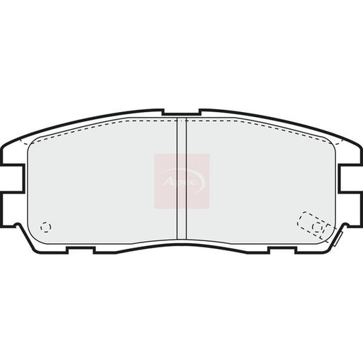 Apec Rear Brake Pad Set fits Isuzu Mu 1993-1998 3.1