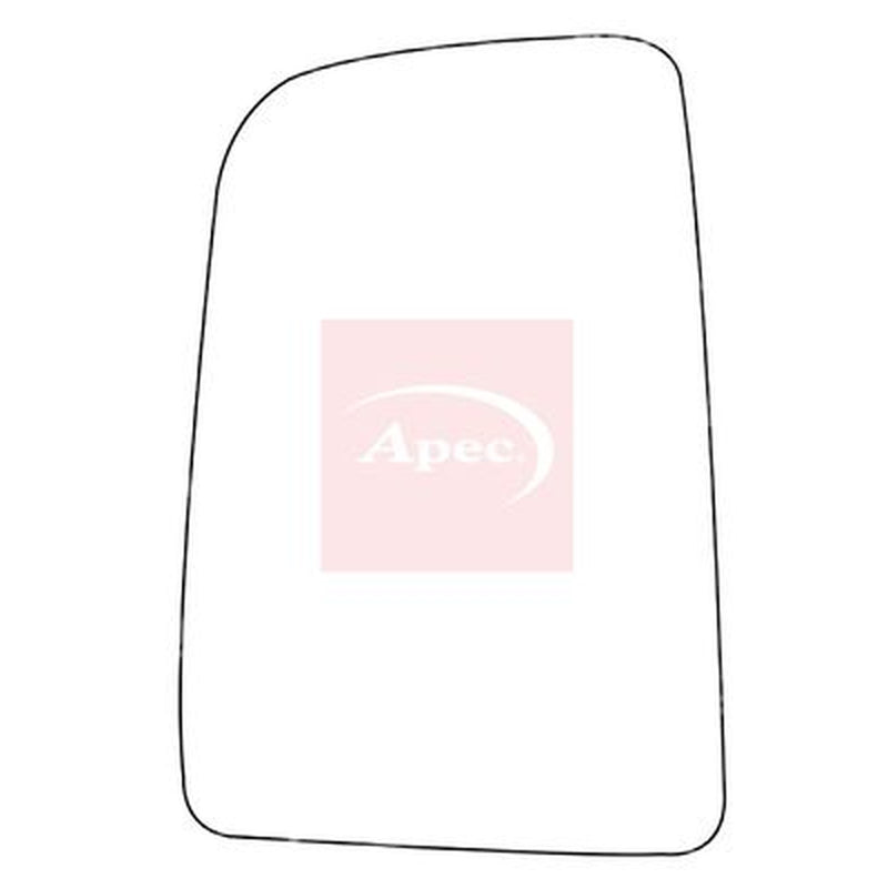 Apec Exterior Wing Mirror Glass Left fits Mercedes-Benz Sprinter 3,5-T 2006-2018
