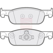 Apec Front Brake Pad Set PD3794
