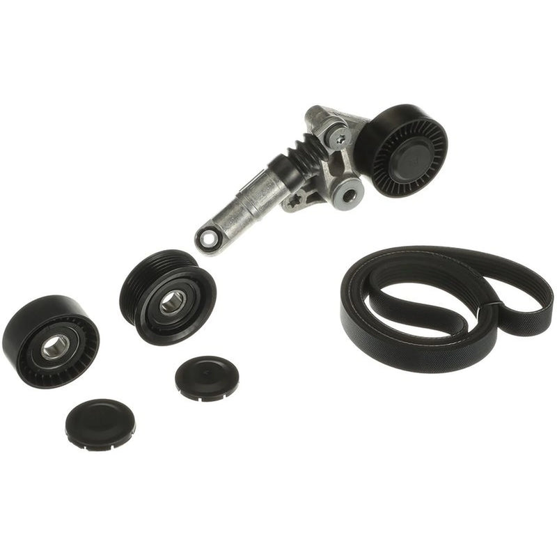 Gates V-Ribbed Belt Set fits Audi A4 B7 2004-2009 2.7 3.0