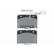 Textar Front Brake Pad Set 2904101