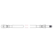 Apec Brake Hydraulic Hose Line Rear fits Mercedes-Benz Sprinter 3,5-T 2006-2018