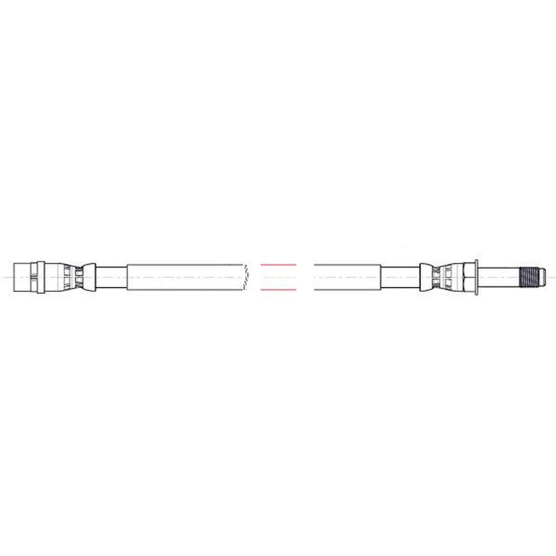 Apec Brake Hydraulic Hose Line Rear HOS4538