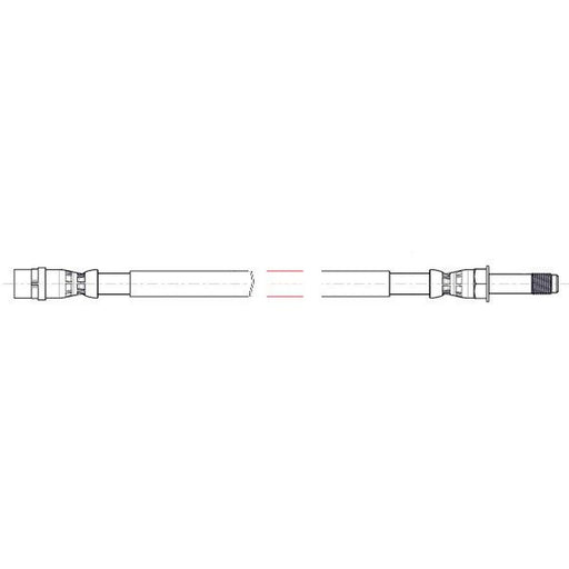 Apec Brake Hydraulic Hose Line Rear HOS4538