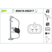 Valeo Electric Window Regulator Lifter Left Front 850216