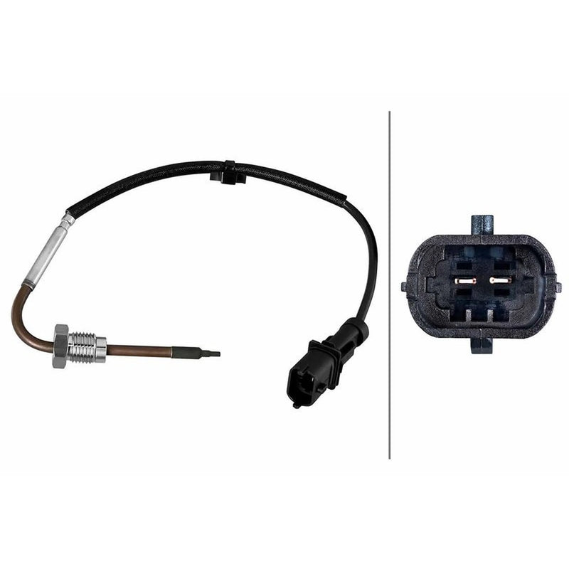 Hella Exhaust Gas Temperature Sensor before soot particulat fits Opel Insignia A