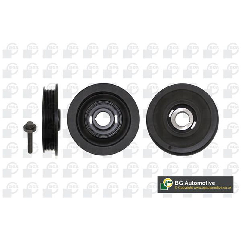 BGA Belt Pulley Set, Crankshaft 180mm fits Opel Astra G 1998-2005 2.0 2.2