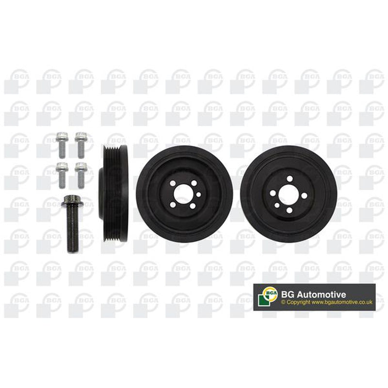 BGA Belt Pulley Set, Crankshaft Front fits Audi A3 1996-2001 1.9