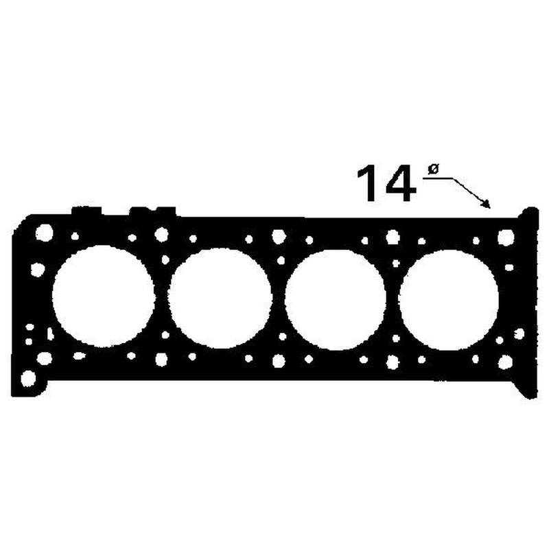 BGA Cylinder Head Gasket 1mm Thick fits Citroën Bx 1982-1993