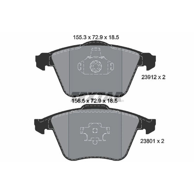 Textar Front Brake Pad Set 2391201