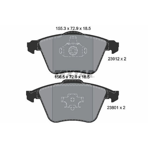 Textar Front Brake Pad Set 2391201