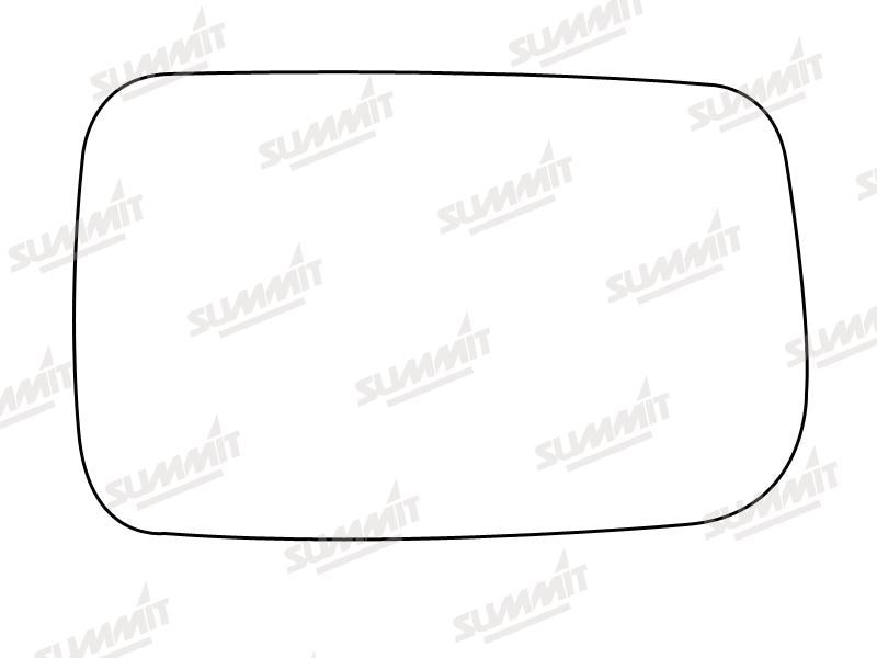 Summit Stick-On Anti Dazzle Mirror Glass fits BMW 3 Series RHS Summit - Bars 4 Cars