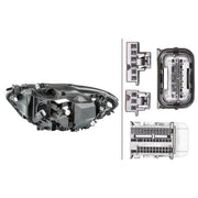 Hella Headlight Headlamp LED Right fits BMW 1 Sports Hatch 2011-2019