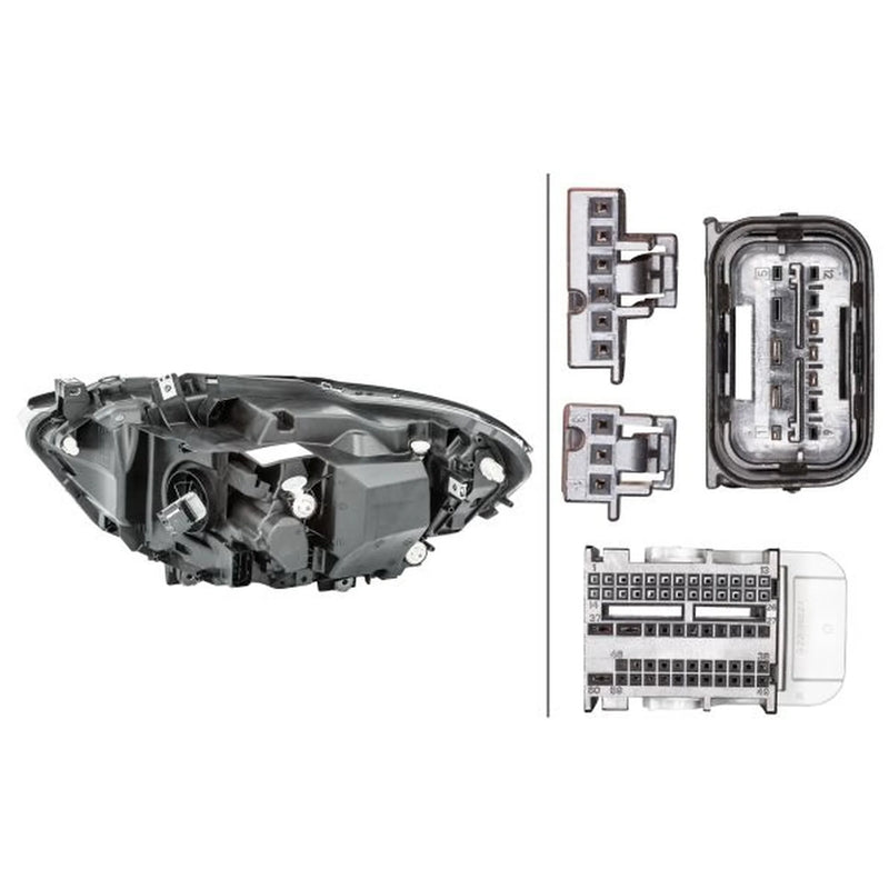 Hella Headlight Headlamp LED Right fits BMW 1 Sports Hatch 2011-2019