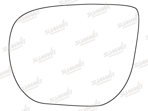 Summit Heated Base Plate With Standard Mirror Glass fits Hyundai Santa Fe 12 on LHS Summit - Bars 4 Cars
